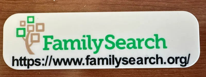 Family Search Bookmark