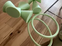 Jouets pour oiseaux — anneaux et haltères — photo 1