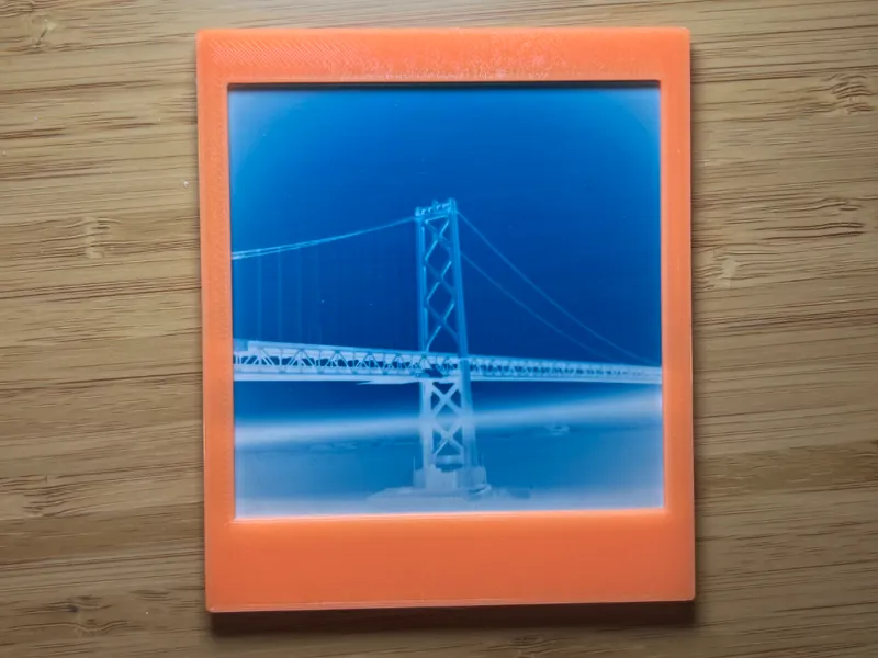Instax square format frame