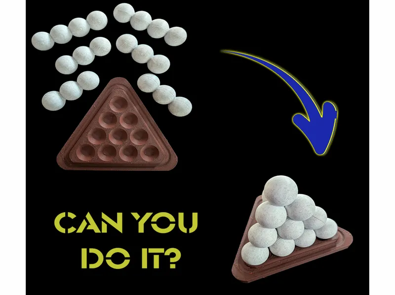 Pyramid Puzzle Decor