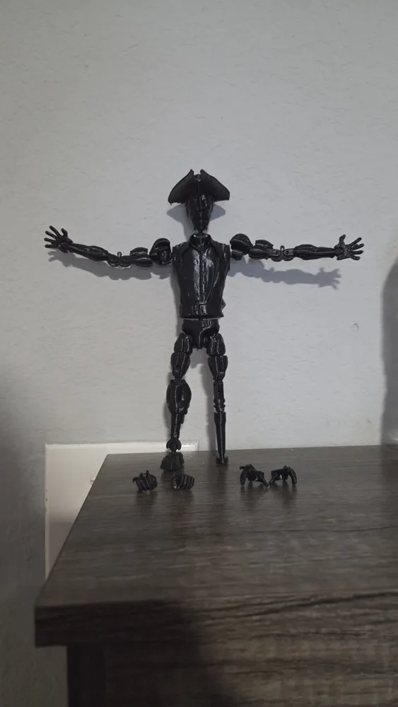 CAPTAIN CLARK ACTION FIGURE V1 and V2 - Free 3D Print Model - MakerWorld