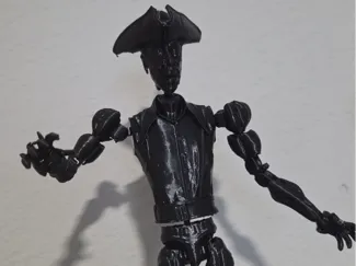 CAPTAIN CLARK ACTION FIGURE V1 and V2