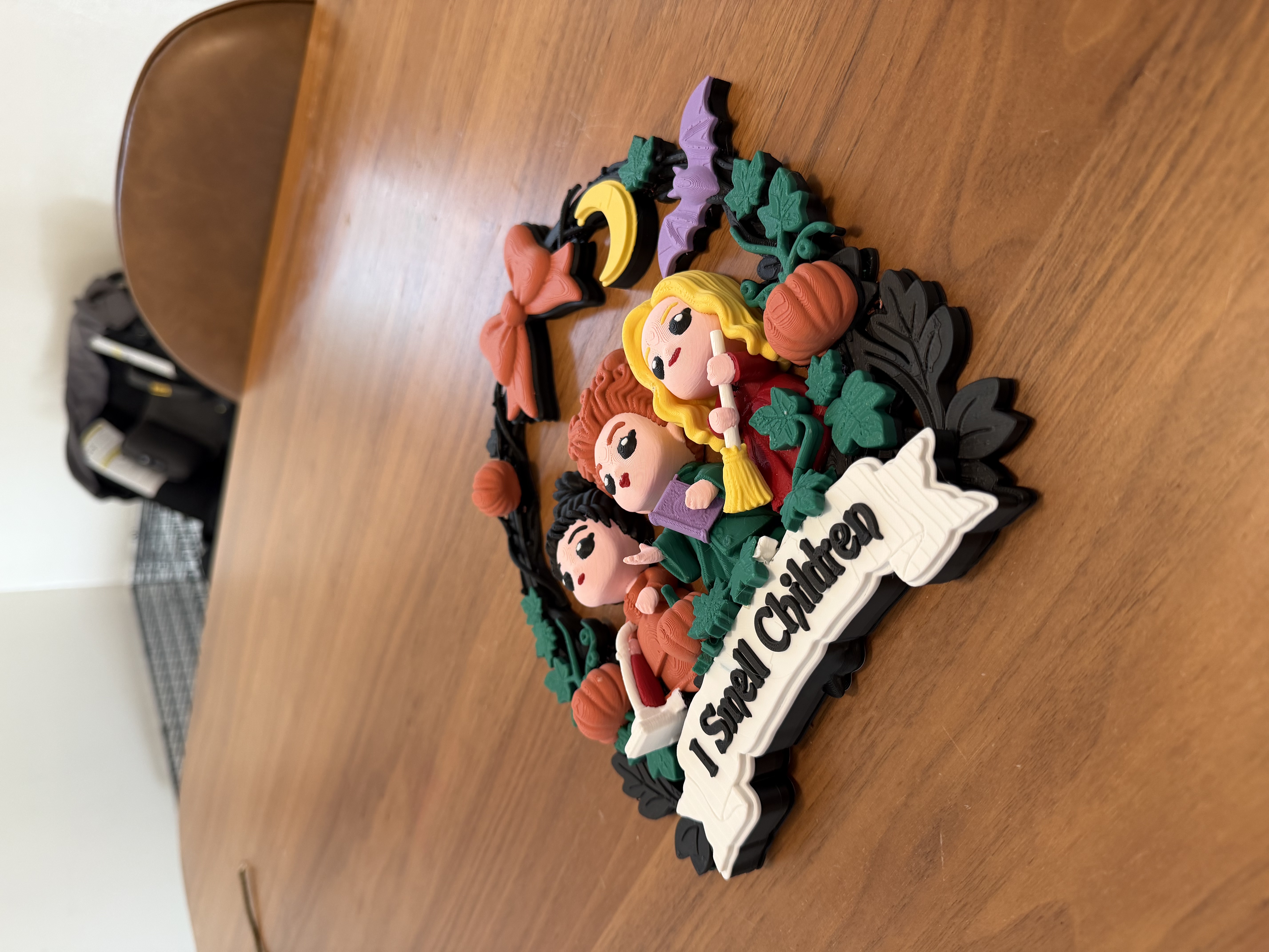 Chibi Sanderson Sisters Halloween Wreath - 1