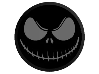 A1 Mini Window Button -  Jack Skellington