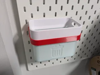 Removal Bin for Skadis (IKEA)