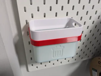 Removal Bin for Skadis (IKEA)