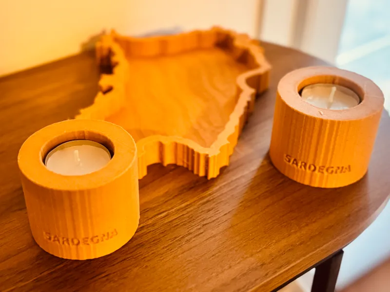 Sardinia Candle Holder Tea Light Holder (PLA Wood)