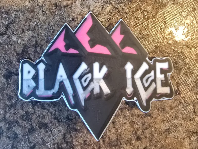 Black Ice Team Jibbitz