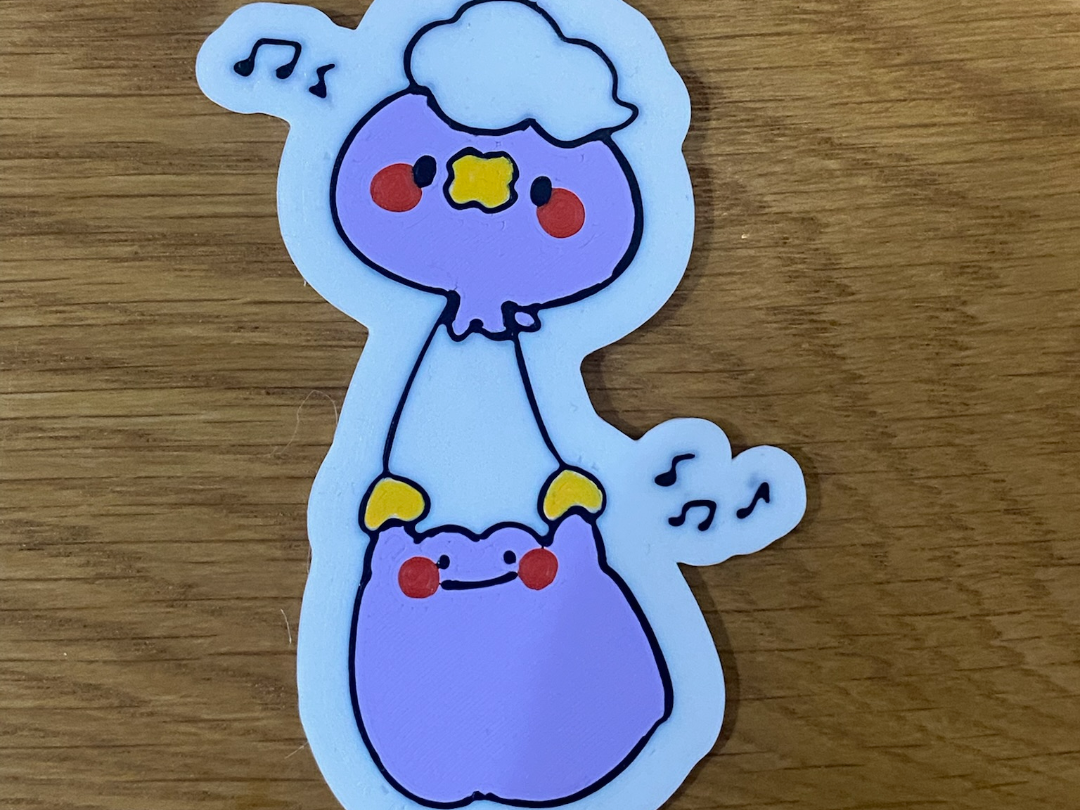 ポコピア_フワンテとメタモンキーホルダー