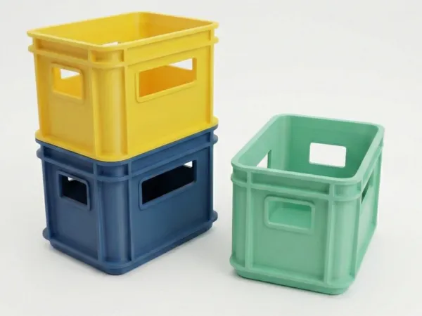 Caisses de logistique empilables — lot de 3 tailles