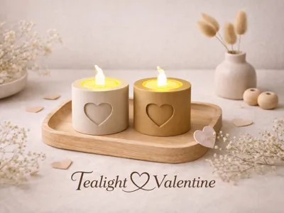 Tealight Holder Set Valentine