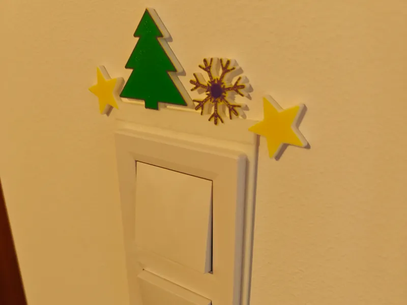 Light switch decoration Schneider ASFORA 2Fach AMS