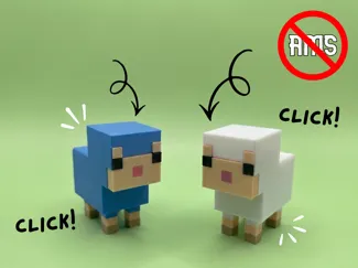 Minecraft Baby Sheep Fidget Clicker