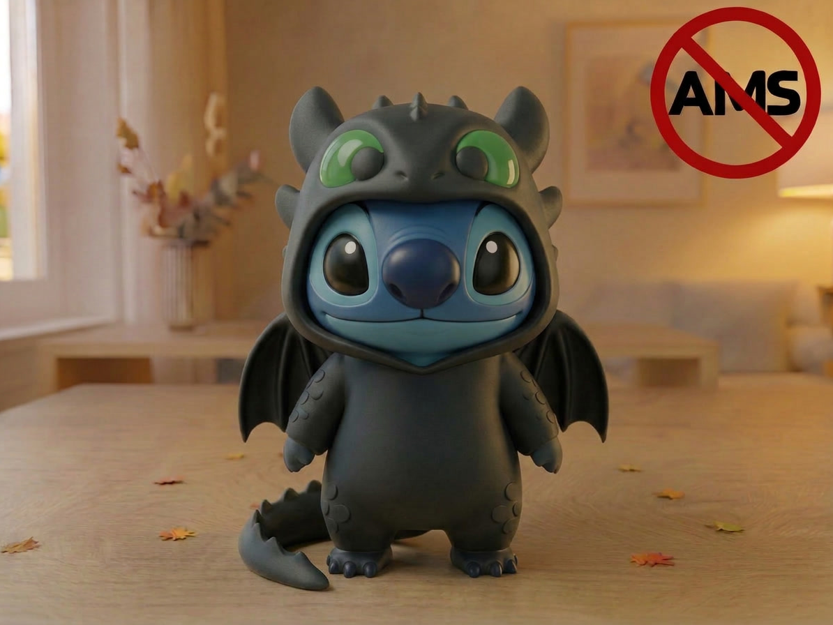 Stitch x Toothless – Figurine (No AMS) - 1
