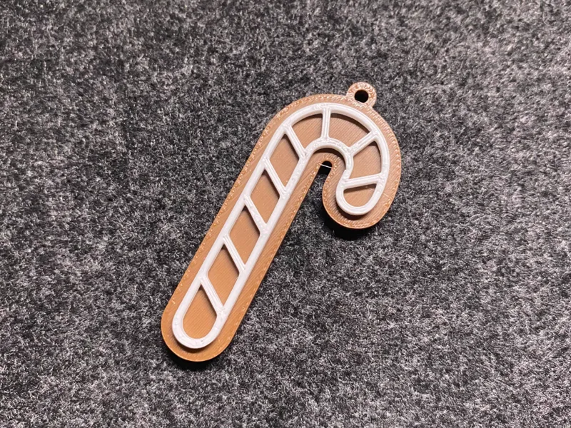 Candy Cane Gingerbread for christmas tree