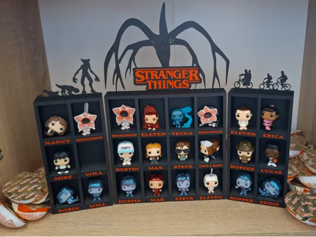Stranger things, Kinder joy funko pop stand