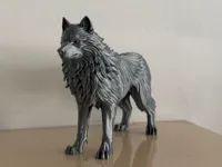 Statue de loup solitaire — photo 2