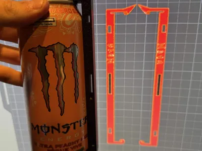 473ml (16oz) motorcycle can holder