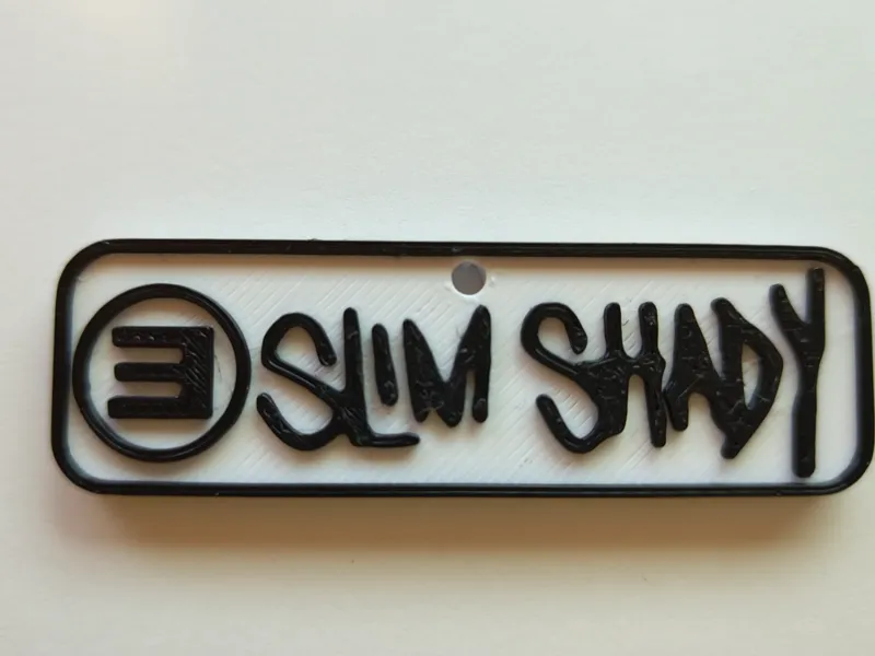 Eminem Slim Shady Keychain