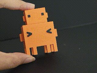 claude code small crab fidget toy button presser coding companion