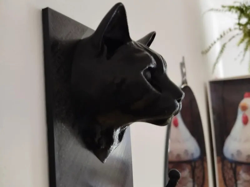 Hanger with a cat's head