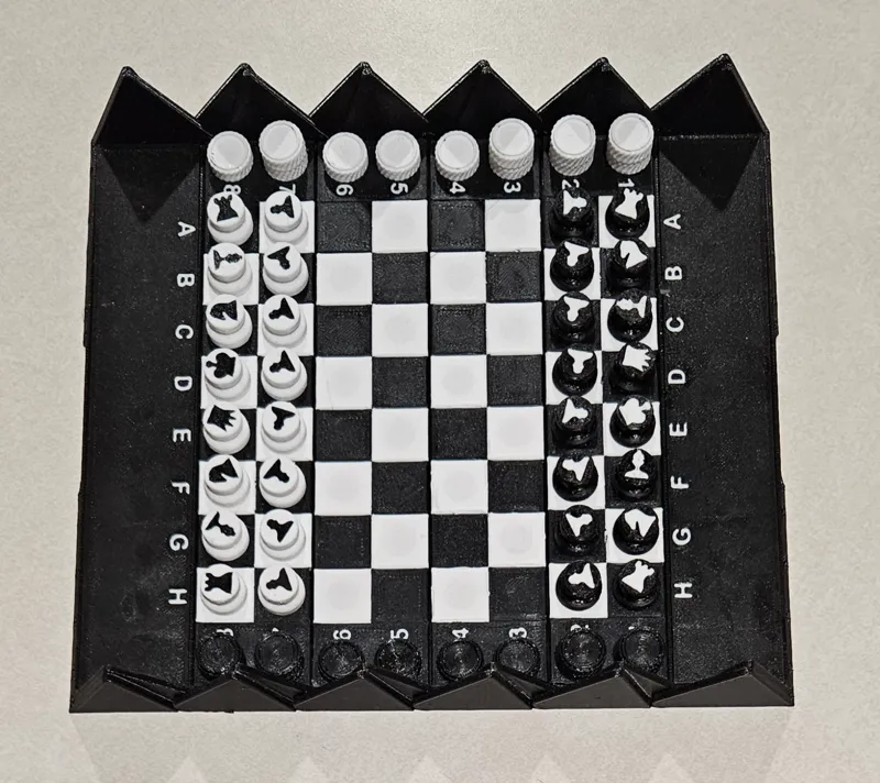 Roll-up Chess/Checker - magnetic