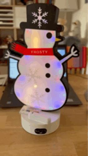 Lampe Schneemann / Lamp Snowman