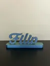Custom Name Stand – Elegant Script Text normal size