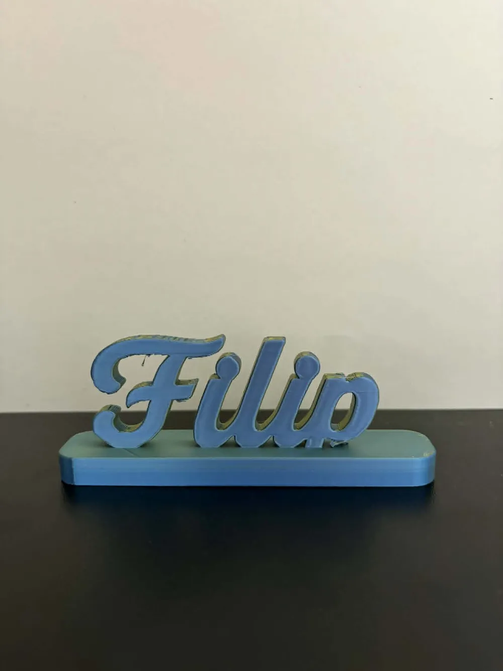 Miniatura 3 do modelo 3D Custom Name Stand – Elegant Script Text