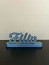 Custom Name Stand – Elegant Script Text big size