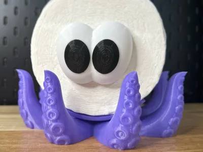 Octopus Toilet Paper Holder! [NO AMS/NO SUPPORTS!]