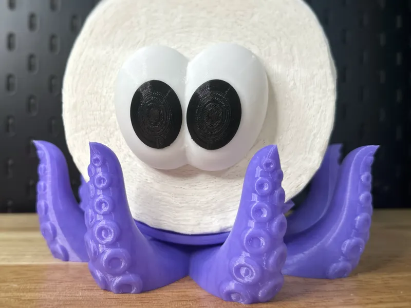 Octopus Toilet Paper Holder! [NO AMS/NO SUPPORTS!]