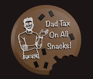 Dad Tax Fridge Magnet