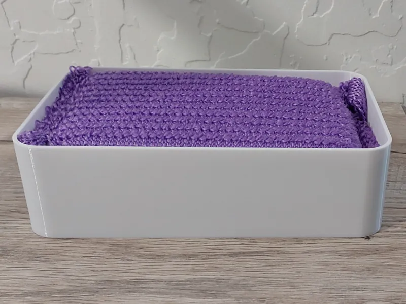 Washcloth tray