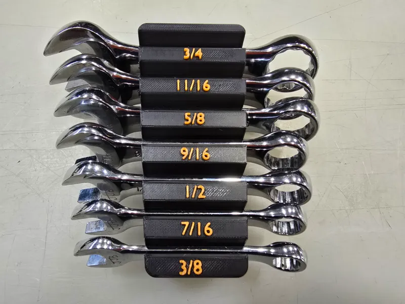 Stubby SAE Wrench Organizer