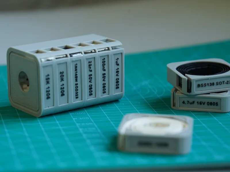 Stackable SMD Tape Reel with Custom Labels