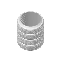 Porte-canette pneus empilés 33 cl — photo 3