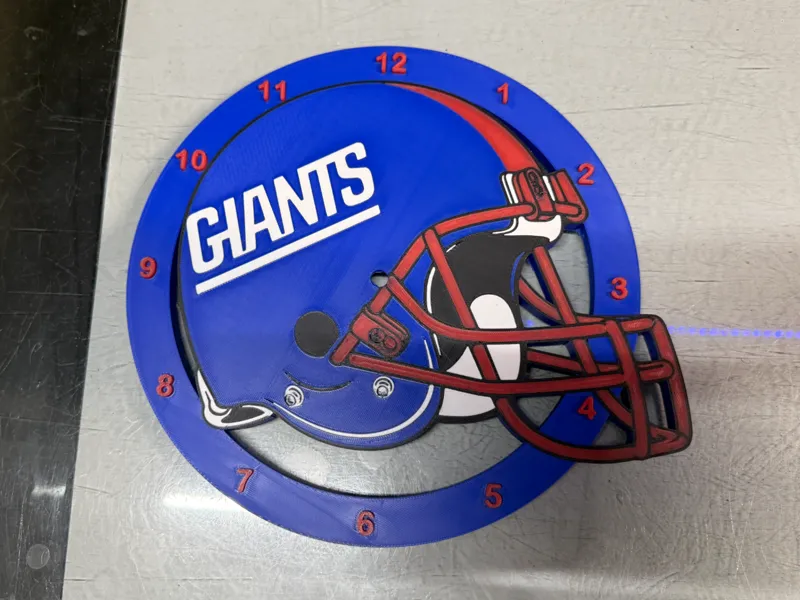 New York Giants Helmet Clock