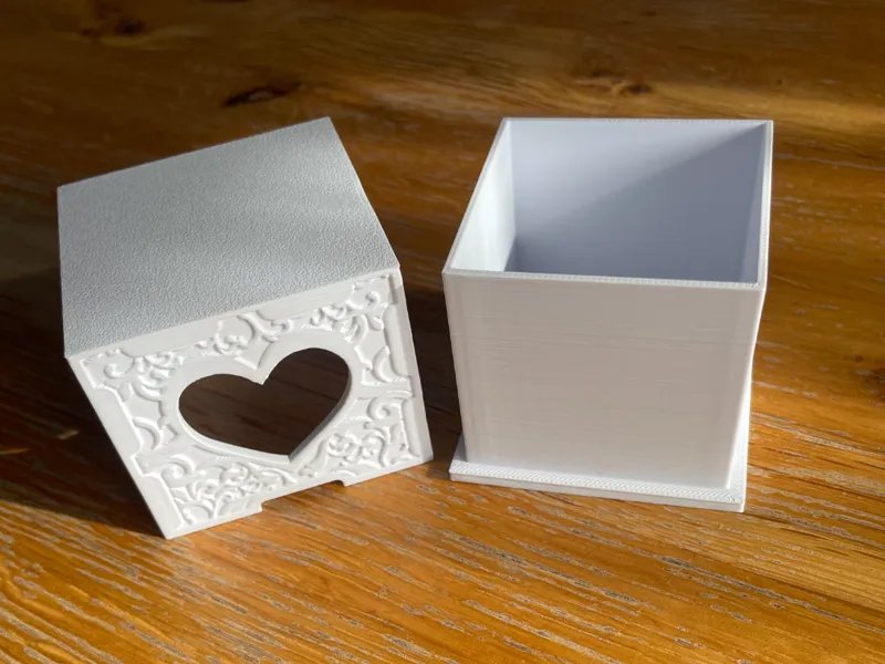 pattern box heart