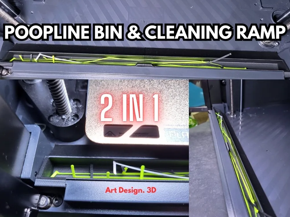 2 in 1 Poopline Cleaning Ramp by Art Design. 3D - MakerWorld