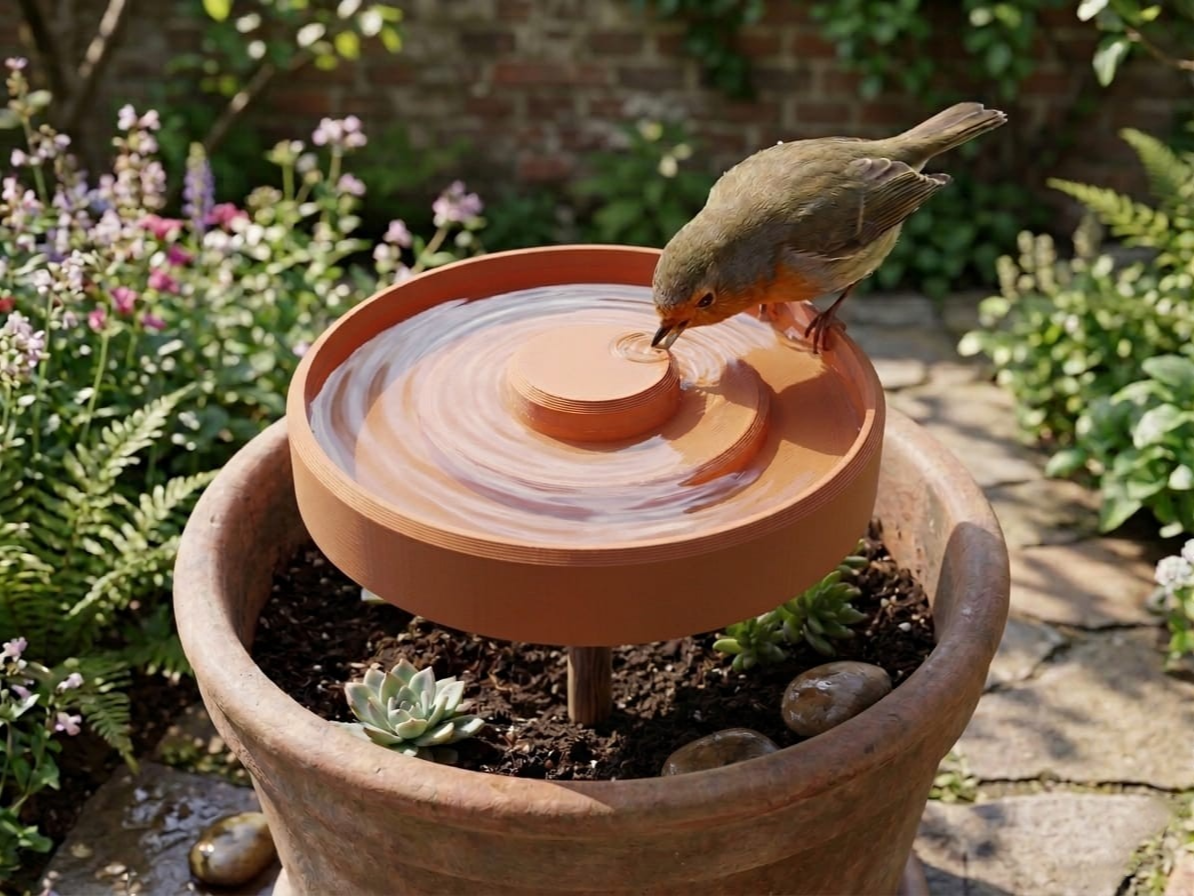 Circular Bird Bath | Garden Water Station