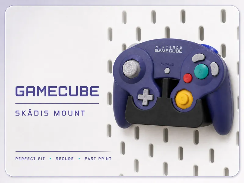 GameCube Controller Halterung SKÅDIS Lochplatte