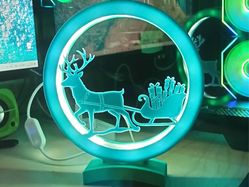 Christmas Light-Up Lamp