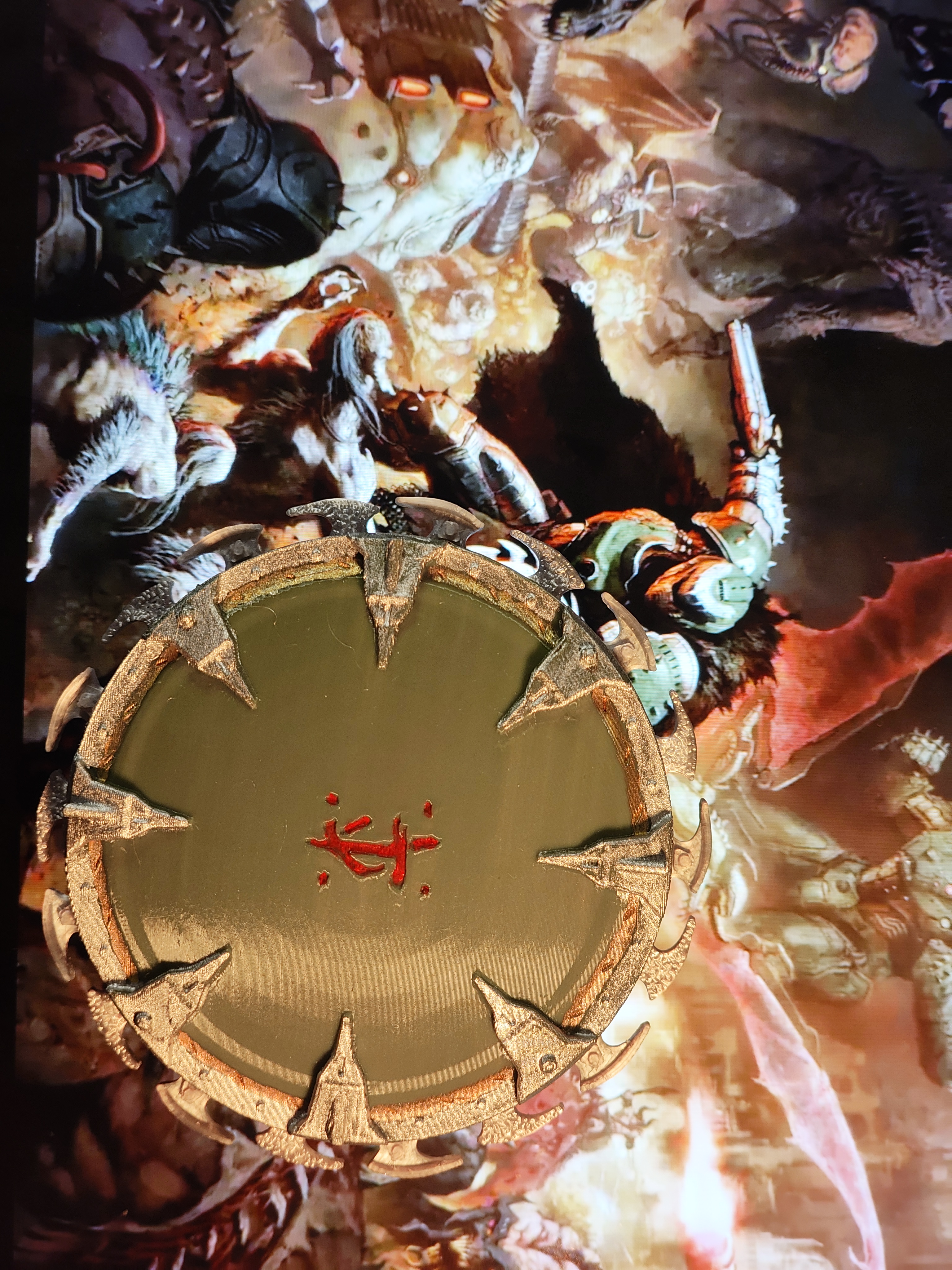 Miniatura 2 do modelo 3D 毁灭战士 可旋转盾据 Doom - The Dark Ages