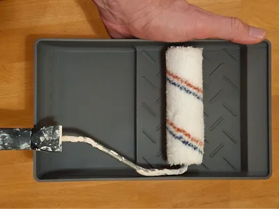 Ergonomic Paint Tray, Multi-Grip & Textured Grid