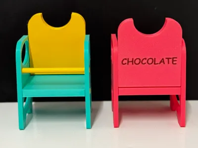 High Chair for Stuffed Animals or Dolls, Customizable