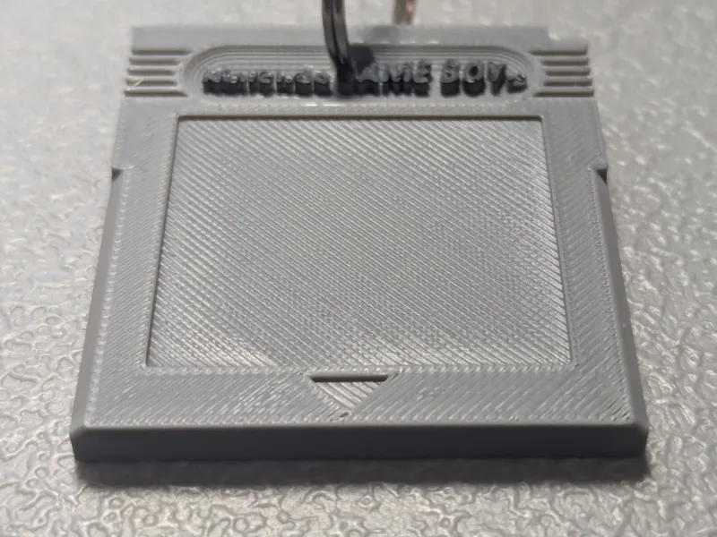 Nintendo Gameboy Game Cartridge Keychain