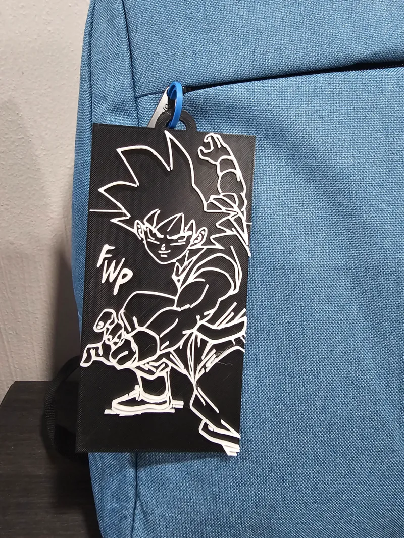 Goku Backpack Keychain 