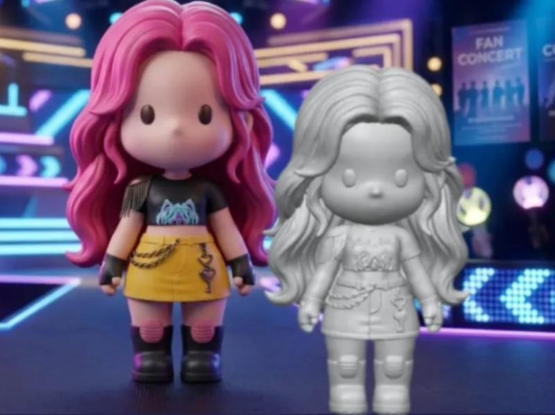 MIRA KPOP, HUNTRIX ESTILO CHIBI
