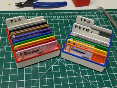 Dividers For 75x35x2mm Filament Sample Box